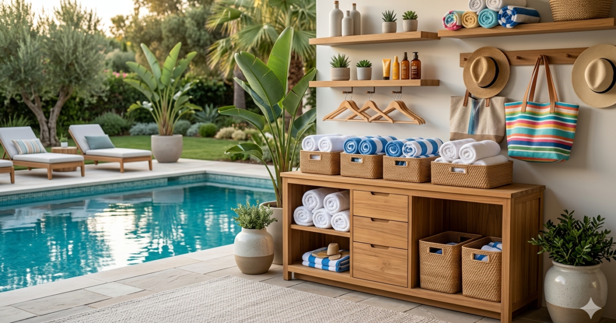 19 Stylish Pool Storage Ideas You’ll Wish You Knew Sooner