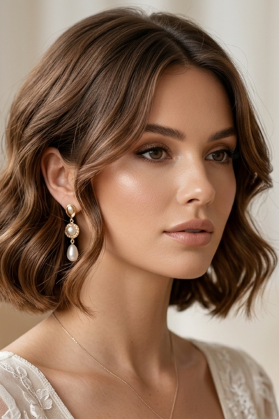 Chic & Elegant: 10 Formal Short Hairstyles for Weddings That Steal the Show